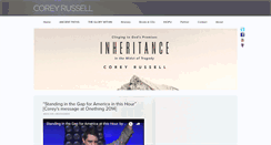 Desktop Screenshot of coreyrussell.org